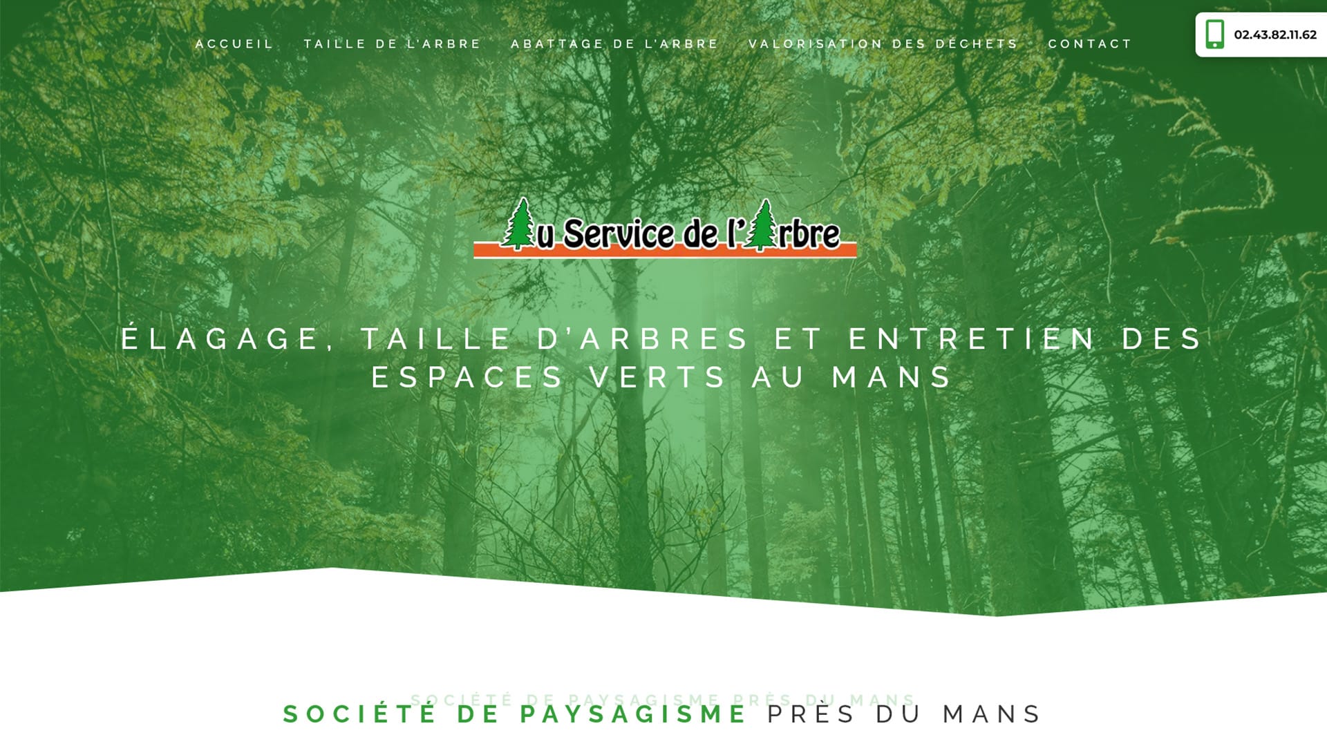 réalisation site internet vitrine paysagiste Loire Atlantique