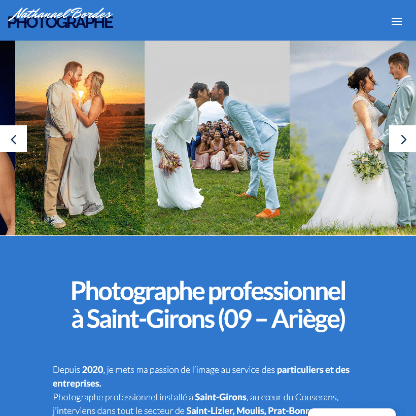 création site internet vitrine saint girons foix pamiers toulouse Ariège Haute garonne