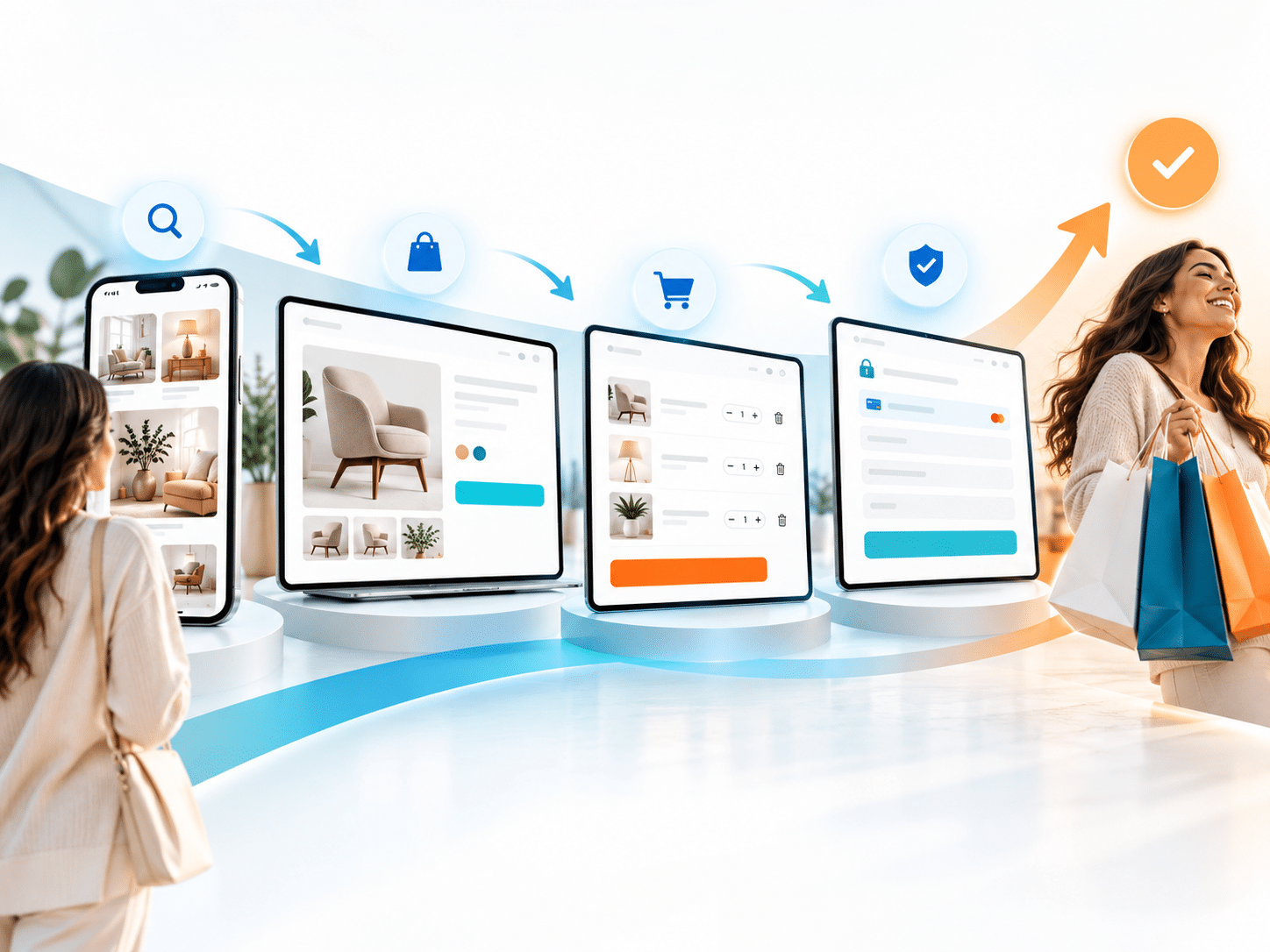 Entonnoir de vente e-commerce Parcours client et entonnoir de conversion e-commerce